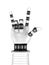 Robot Arm Hand Rock Music Gesturing