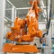 Robot arms in the factory performs precise work according to the specified program