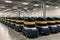 Robot army efficiently sorts hundreds of parcels per hour, automated guided vehicle, AGV. Generative AI