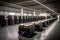 Robot army efficiently sorts hundreds of parcels per hour, automated guided vehicle, AGV. Generative AI