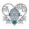 Robot artificial intelligence heart circuit board