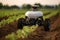 robot assistants in agriculture Technology concept