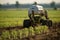 robot assistants in agriculture Technology concept