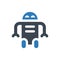 Robot assistants icon