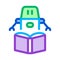 robot automatic solution color icon vector illustration