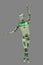 Robot ballet dancer, 3D illustration
