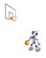 Robot Basketball player