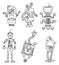 Robot character set