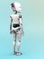 Robot child standing nr 2.