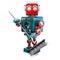 Robot cleaner with a broom. 3D illustration. . Contains clipping path