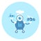 Robot Cook Icon Modern Robotic Mechanism