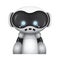robot with crying expression. Vector illustration decorative design