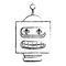 Robot electric toy icon