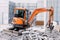 Robot Equipment is destroying the floor In construction zone