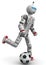 Robot footballer