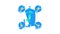 Robot Future Electronic Equipment color icon animation