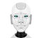 Robot Head with Face Recognition System Illustration