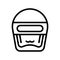 Robot head vector, Robotics related line design icon