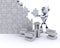 Robot with Jigsaw puzzle