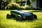 robot lawn mower grass