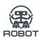 Robot logo for design.
