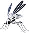 Robot Machine, Insect Mosquito, Isolated