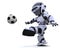 Robot playing soccer