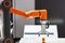 Robot or robotic arm for industrial pick and place, insertion, quality testing or machine tending