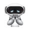 robot with scared expression. Vector illustration decorative design