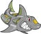 Robot Shark Vector