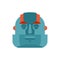 Robot sleeping emoji. Cyborg asleep emotions. Robotic man dormant. Vector illustration