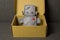 Robot Soft Toy with Heart in Box.