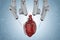 Robot surgery with robotic heart