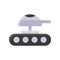 Robot tank , Robotics related flat design icon