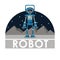 Robot technology automated intelligence futuristic