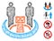 Robot Union Web Vector Mesh Illustration