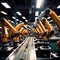 Robotic automatic servo arms for automated assembly line in factory