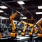 Robotic automatic servo arms for automated assembly line in factory