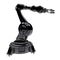 Robotic black arm for any work in a factory or production. Mechatronic equipment for complex tasks. 3d illustration.