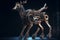 Robotic Deer in 3D Jellycat Style with Detailed Rococo Features and Cinematic Lighting