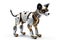 A robotic dog on a white background. Futuristic advancements. Generative AI