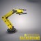 Robotic Equipment Industrial Background