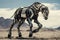 A robotic horse