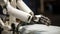 Robotic human hand. Prosthesis