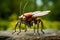 Robotic Mosquito: A Mini Marvel in Natural Settings. Generative by Ai