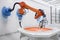 robotic painting and coating system, with smooth motions and precise , completing project