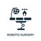 Robotic Surgery icon. Simple element from healthcare innovations collection. Creative Robotic Surgery icon for web