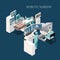 Robotic Surgery Isometric Composition