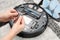 Robotic vacuum cleaner maintenance