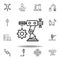 Robotics assembly outline icon. set of robotics illustration icons. signs, symbols can be used for web, logo, mobile app, UI, UX